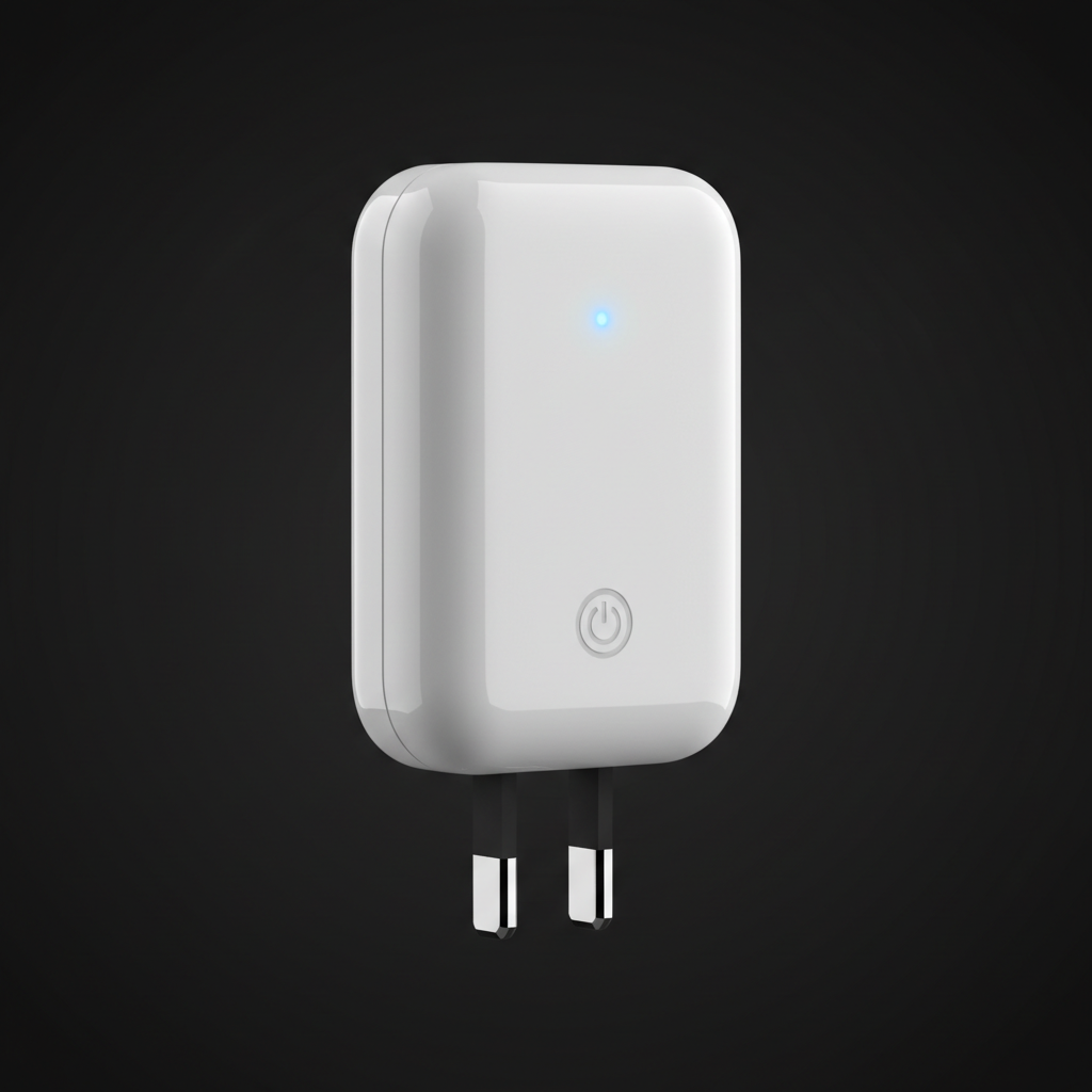 Axion Smart Plug – close-up product detail on dark background